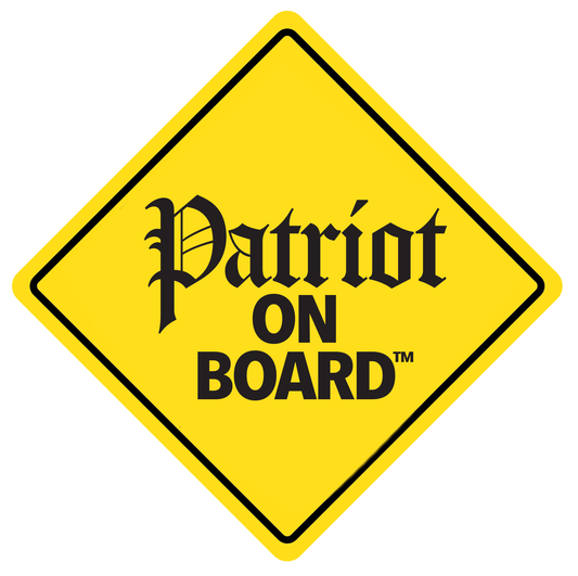 Sticker 01: 5" Patriot On Board